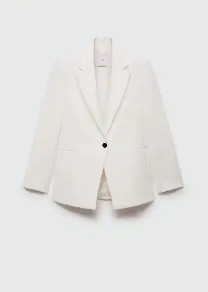 Chaqueta Iguana-L Blanco Talla S Mujer Mango