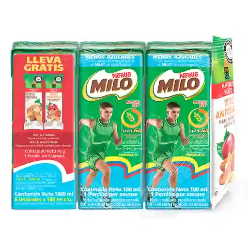 Milo Leche Achocolatada Cajita Bajo en Azúcares