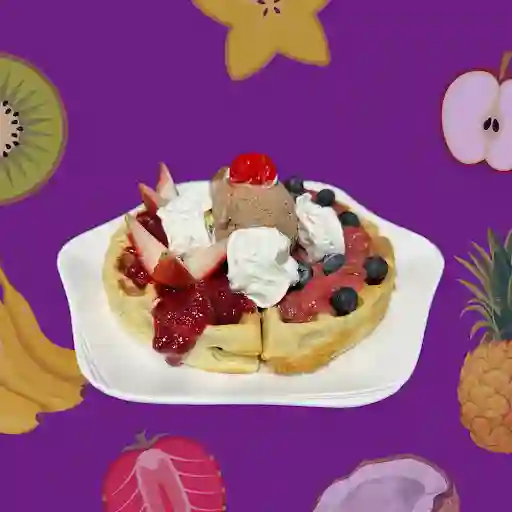 Waffle Frutos Rojos