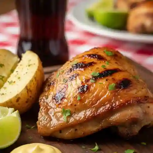 1/8 De pollo asado