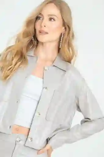 Chaqueta Silver Color Gris Medio Talla XL Ragged
