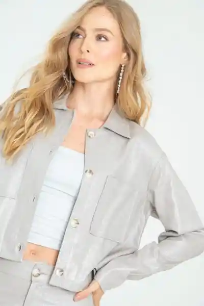 Chaqueta Silver Color Gris Medio Talla XL Ragged