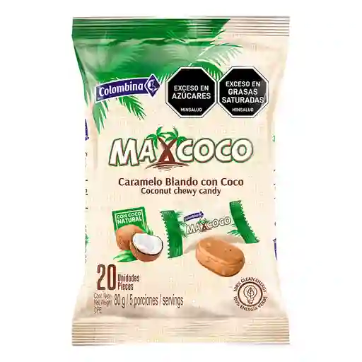 Max Coco Caramelo Blando 80 g