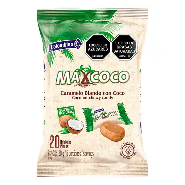 Max Coco Caramelo Blando 80 g