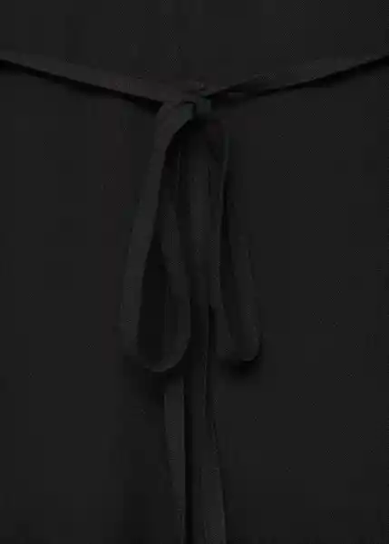 Pantalón Open Negro Talla 19 Mango