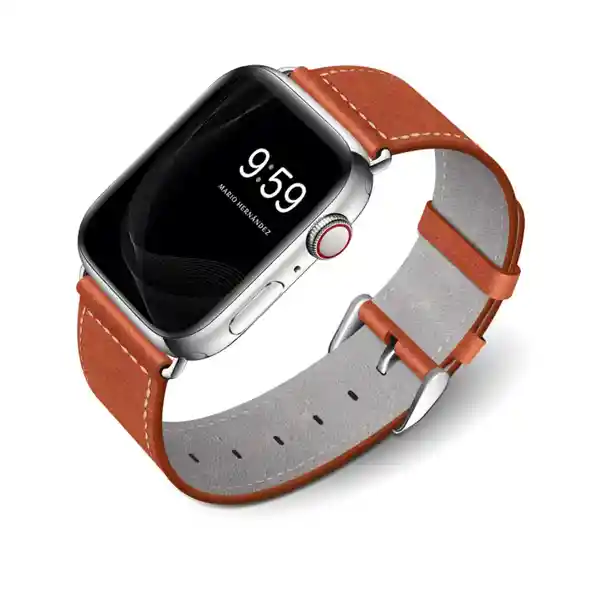 Nco Correa Cuero Para Apple Watch Caramelo Todas Las Tallas