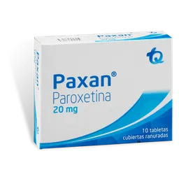 Paxan 20Mg Caja X 10 Tabletas