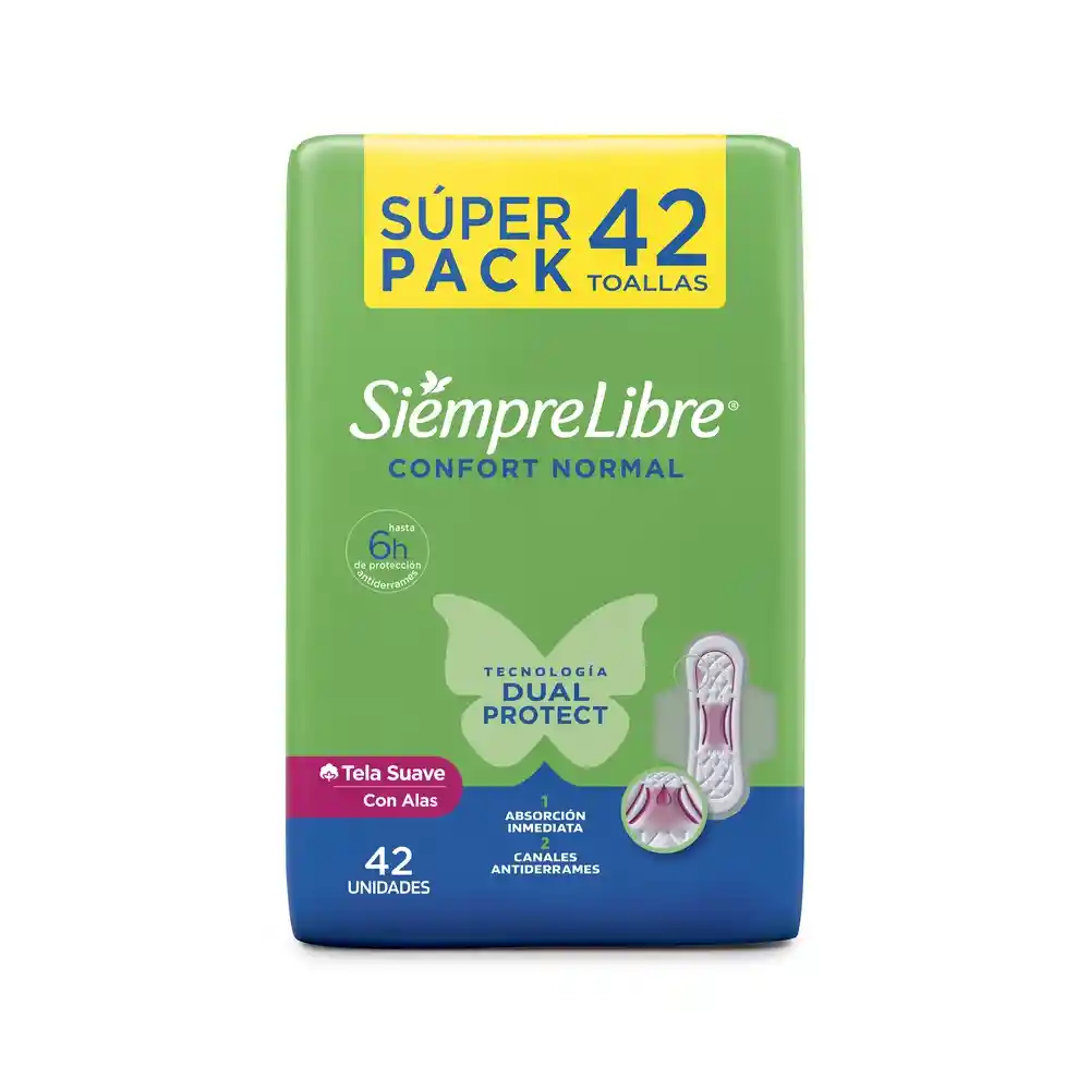 Toalla Higiénica Stayfree Confort Normal 42 unidades