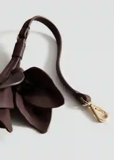 Llavero P Lirio Chocolate Talla 99 Mujer Mango
