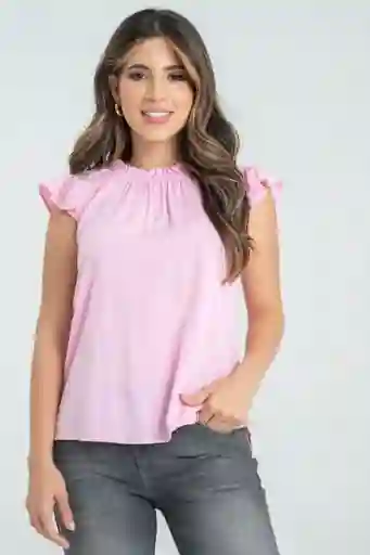 Blusa Cedella Color Rosado Barbie Talla M Ragged