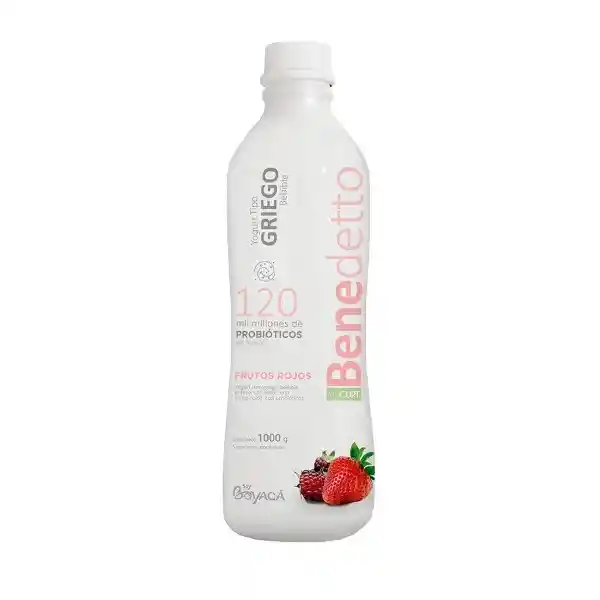 Benedetto Yogurt Griego Bebible Frutos Rojos