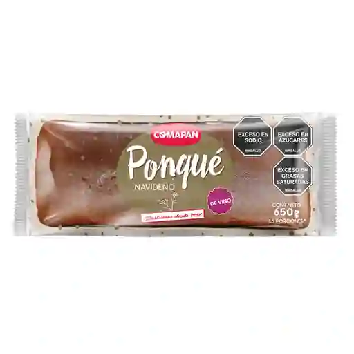 Comapan Ponqué Navideño Vino