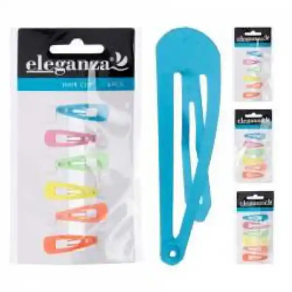 Eleganza Pinza Para el Cabello en Metal Colores y Tamaños