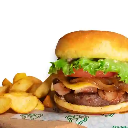 Hamburguesa Artesanal Especial + Papas