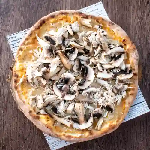 Pizza Pollo Champiñones