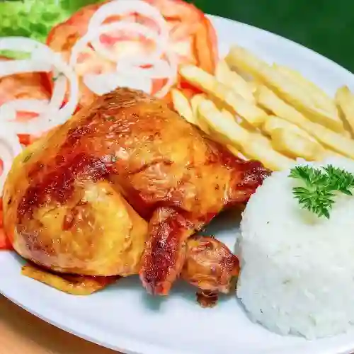 Bandeja con Pollo Asado