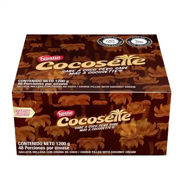 Cocosette Galletas Wafer Rellenas Con Crema de Coco 