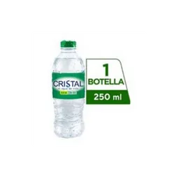 Agua Cristal con Gas 250 ml
