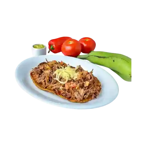 Patacón con Carne