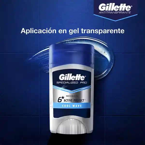 Desodorante Antitranspirante Hombre Gillette Specialized Pro Gel Cool Wave 45 g Pack 2 Unidades