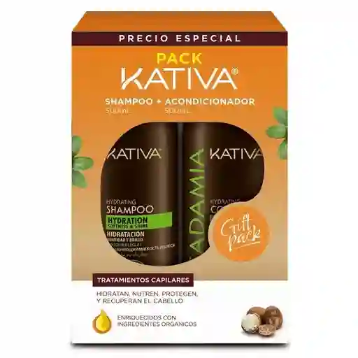 Kativa Shampoo Macadamia + Acondcionador