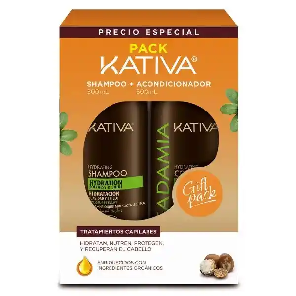 Kativa Shampoo Macadamia + Acondcionador