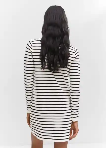 Vestido Titus Crudo Talla S Mujer Mango