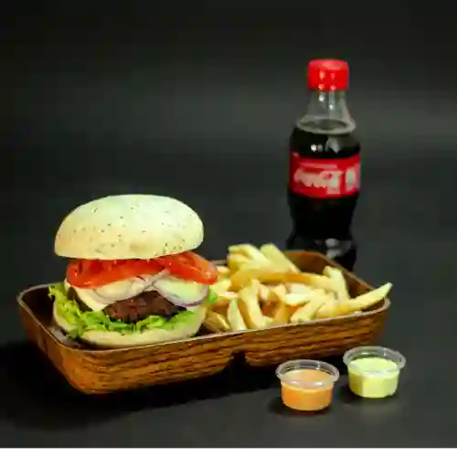 Hamburguesa Clásica en Combo