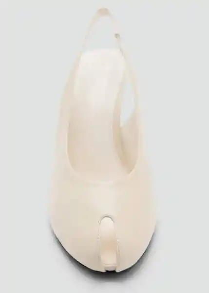 Zapatos Popa Crudo Talla 37 Mujer Mango