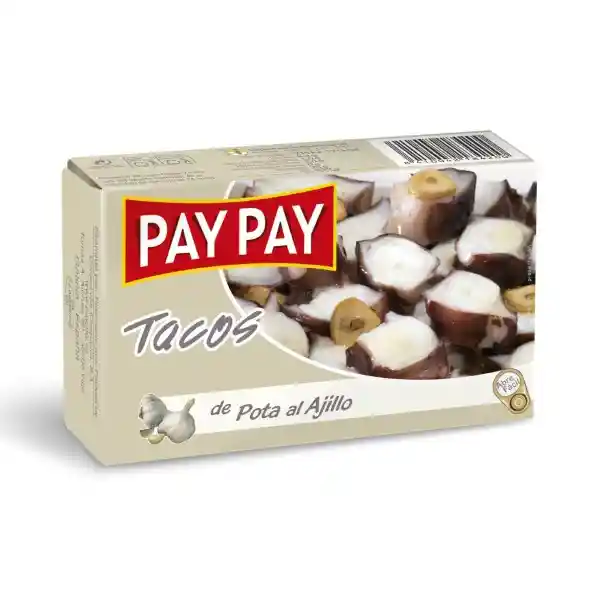 Pay Pay Tacos de Pota Al Ajillo