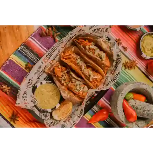 Tacos Tinga de Pollo