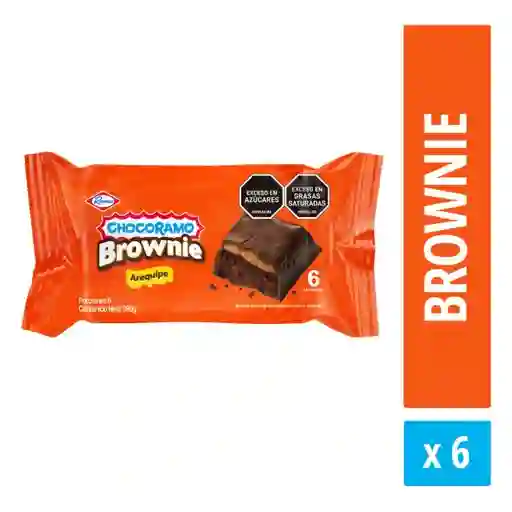 Chocoramo Brownie Arequipe 390 g x6Und