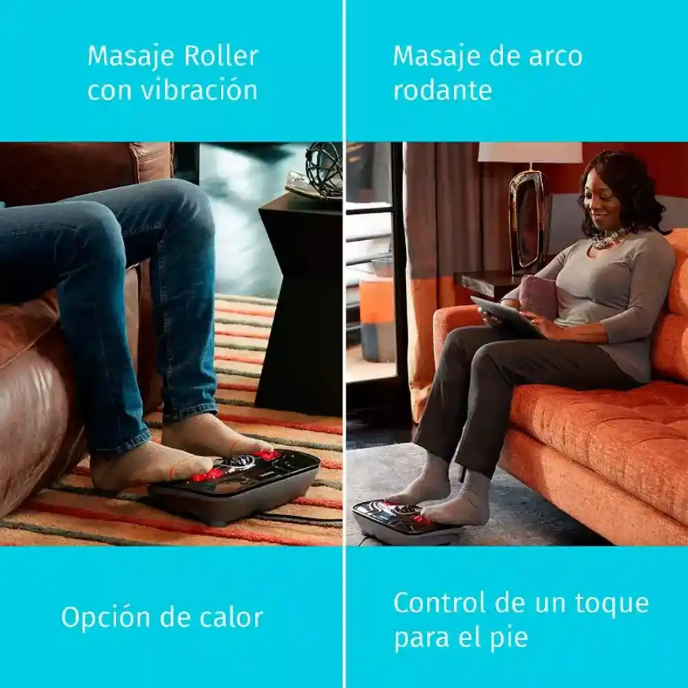 Homedics Homemasajeador Para Pies Roller Con Vibracion