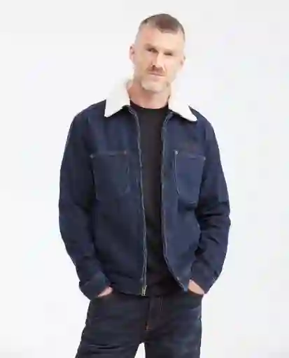 Chaqueta Con Cierre Azul Clásico Oscuro Talla M Chevignon