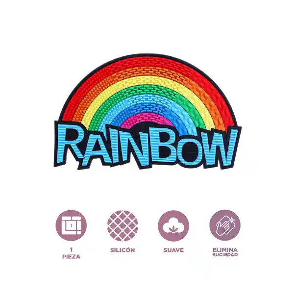 Alfombrilla Limpiadora de Maquillaje Serie Rainbow Miniso