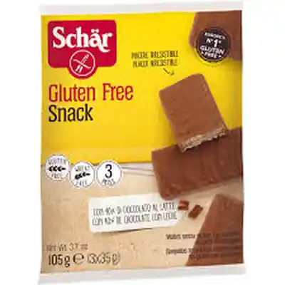 Schär Galletas Wafer Snack Cubiertas Chocolate