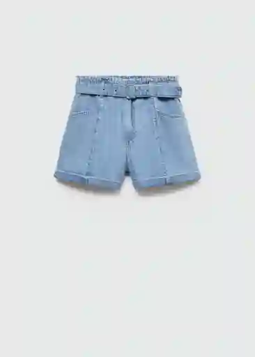 Short Delia Tejano Medio Talla XS Mujer Mango