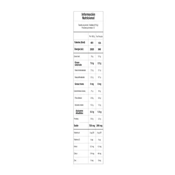 Dux Galleta Original 12 Und