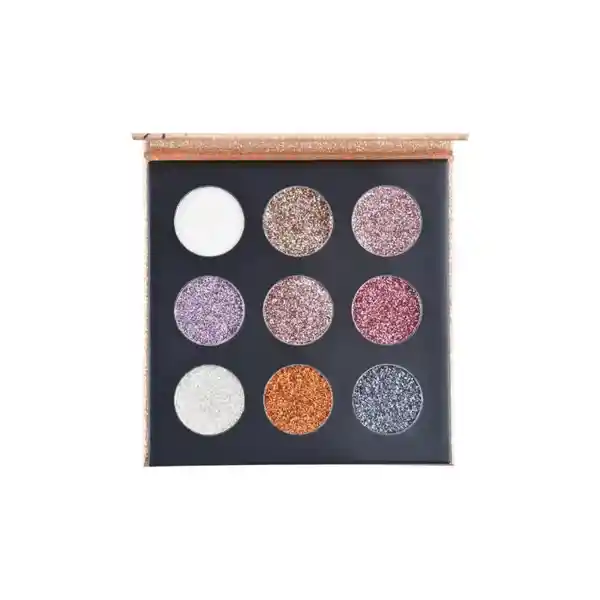 Ruby Rose Paleta de Sombras Shine Glitter Gold