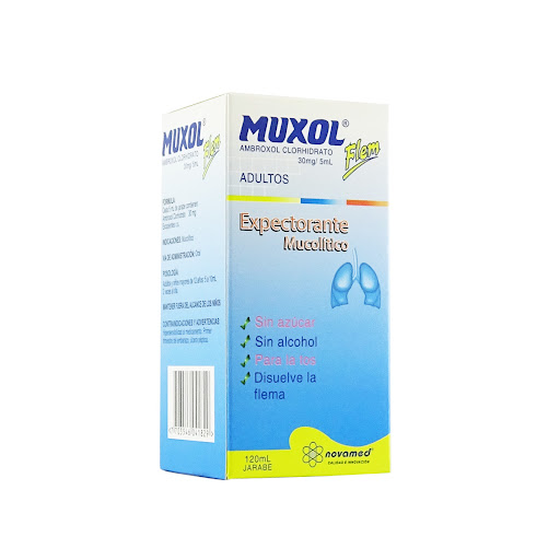 MUXOL FLEM NIÑOS JARABE FRASCO 120 ML - Farmacia Pasteur