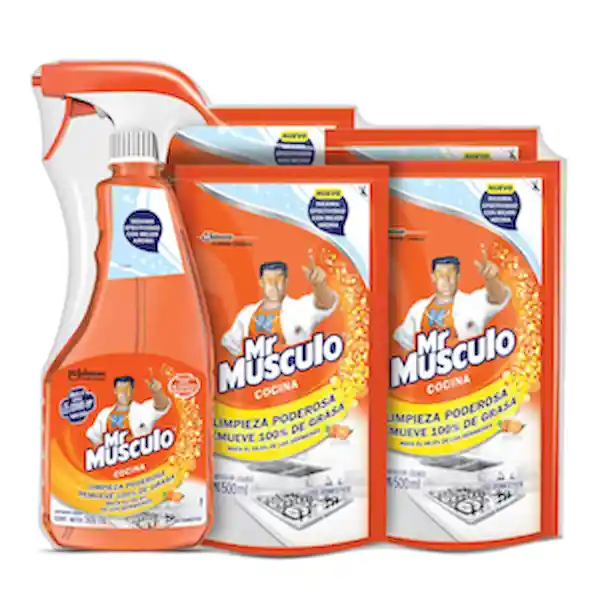 Mr Musculo Desengrasante Para Cocina