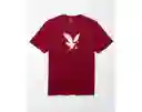 Camiseta Hombre Rojo Talla Large American Eagle
