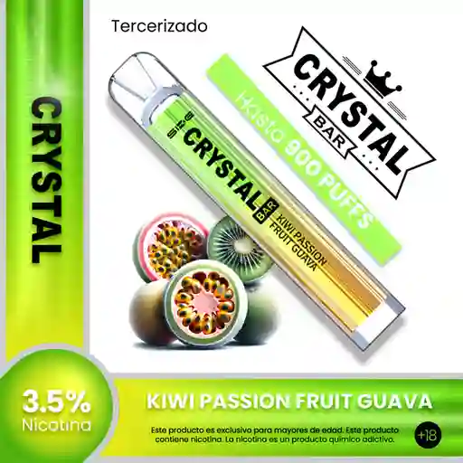 Crystal Vape Kiwi Passion Fruit Guava - 900 puffs