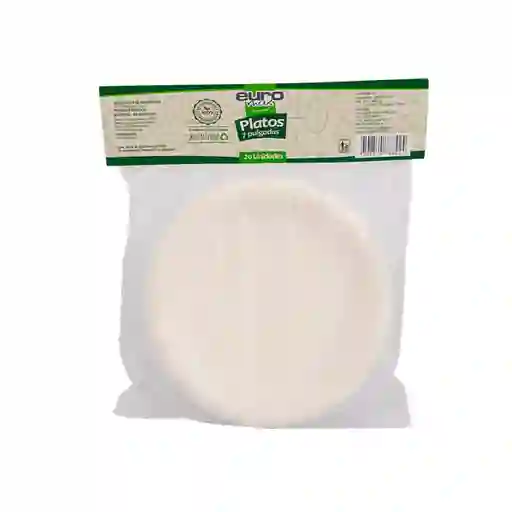 Euromax Plato Biodegradable 7 Pulgadas