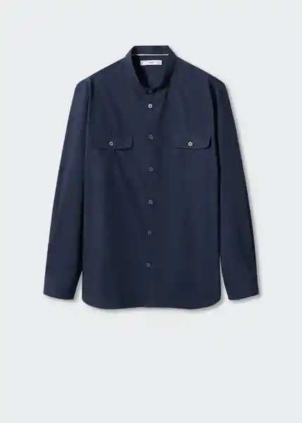 Camisa Jávea-I Navy Talla M Hombre Mango