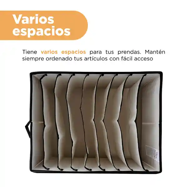 Organizador de Tela Para Ropa Mickey Mouse Beige Miniso