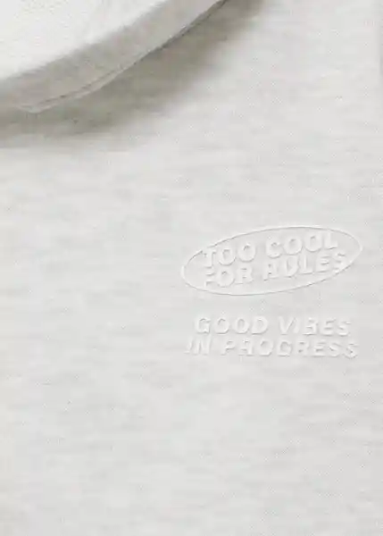 Buzo Sudadera Fun Gris Claro Vigore Talla 10 Niña Mango