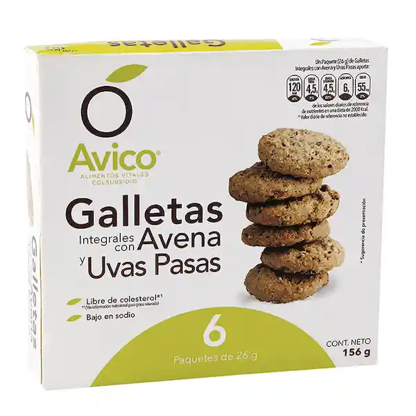 Gtas Avico Intgr Avena Uvas 6u