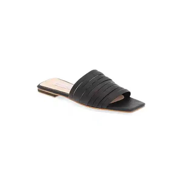 Sandalias Plana Layne Negra Talla 36