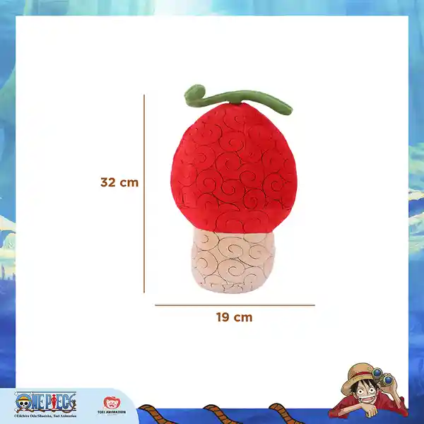 Cojín Fruta Del Diablo Hito Hito Serie One Piece Miniso